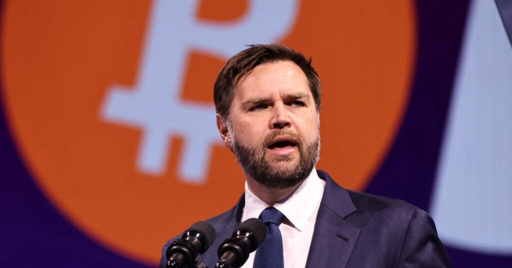 JD Vance Says “Bitcoin Finally Has a Champion in the White House” 2 JD Vance at Bitcoin 2025