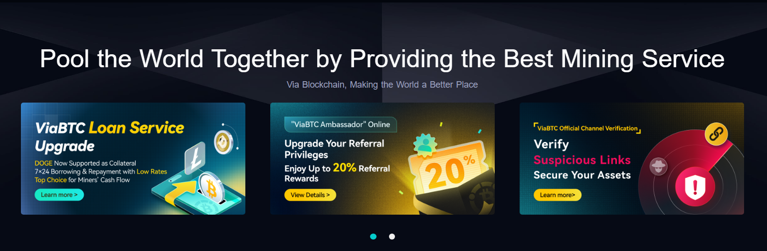 3. ViaBTC.com – A Global Leader in Multi-Currency Mining