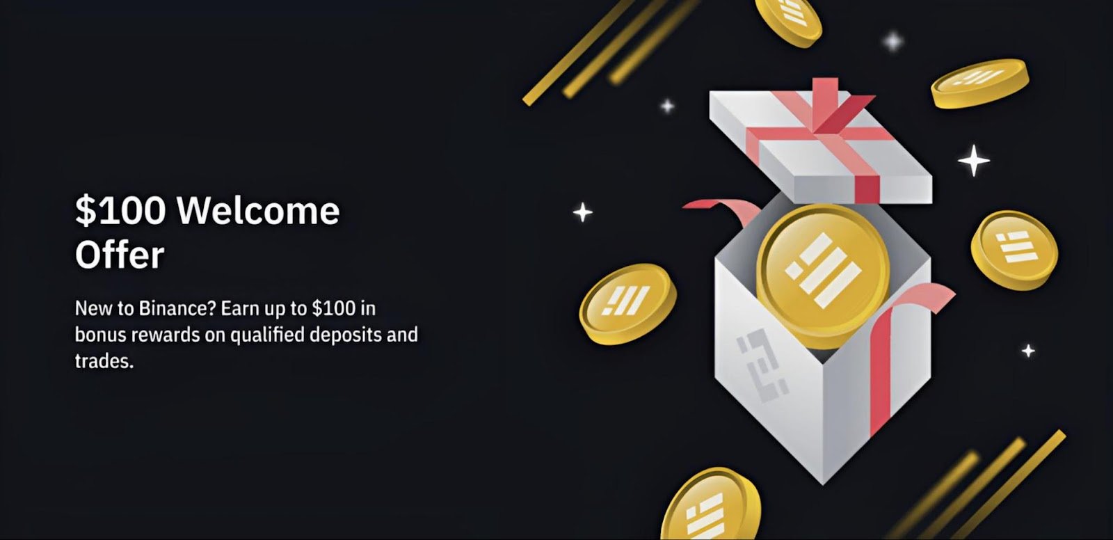 Binance: $100 Trading Fee Voucher