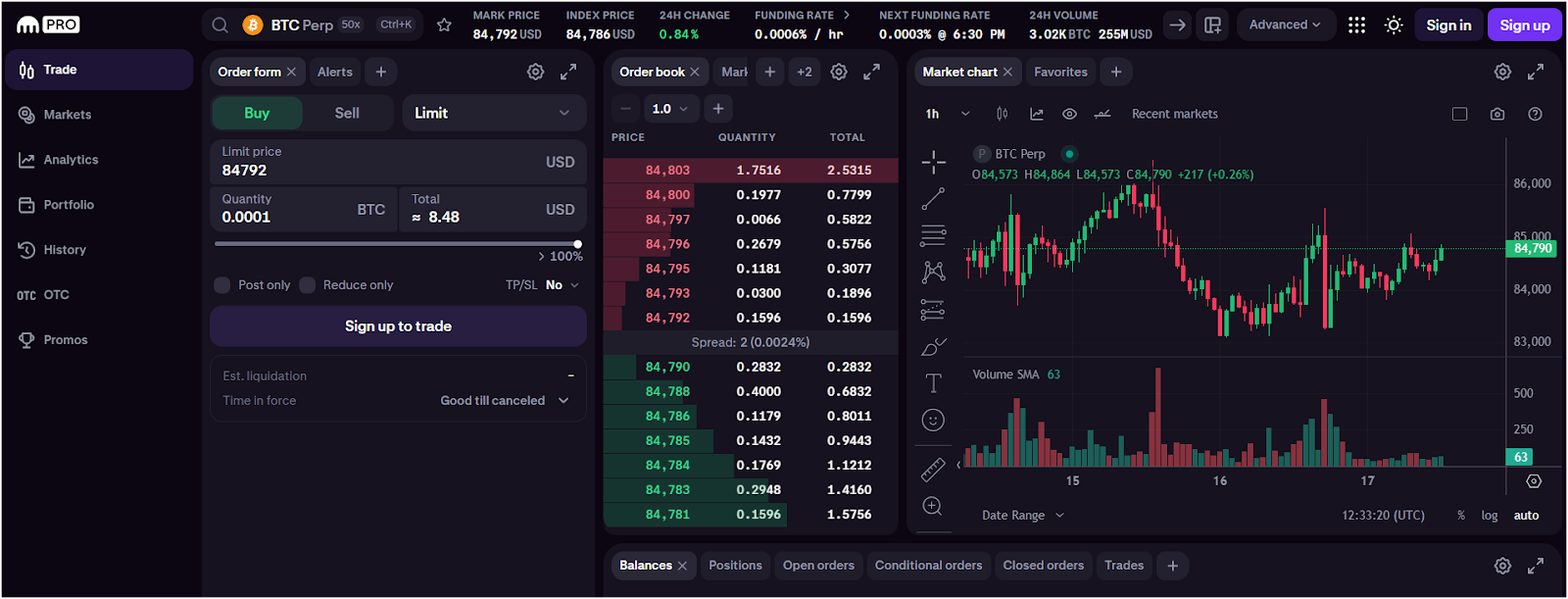 Step 4: Visit the Trade Section