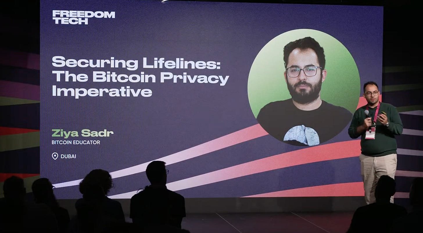 The 30,000-Foot View of the Oslo Freedom Forum 2 Independent Iranian Bitcoin educator, Ziya Sadr, speaks during the Freedom Tech track at the Oslo Freedom Forum.