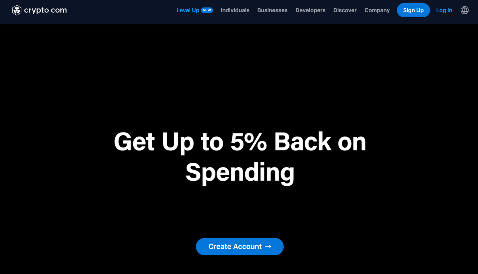 Crypto credit card rewards