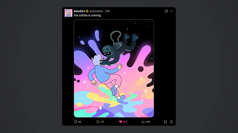 Doodles Collide - Cryptic Tweet