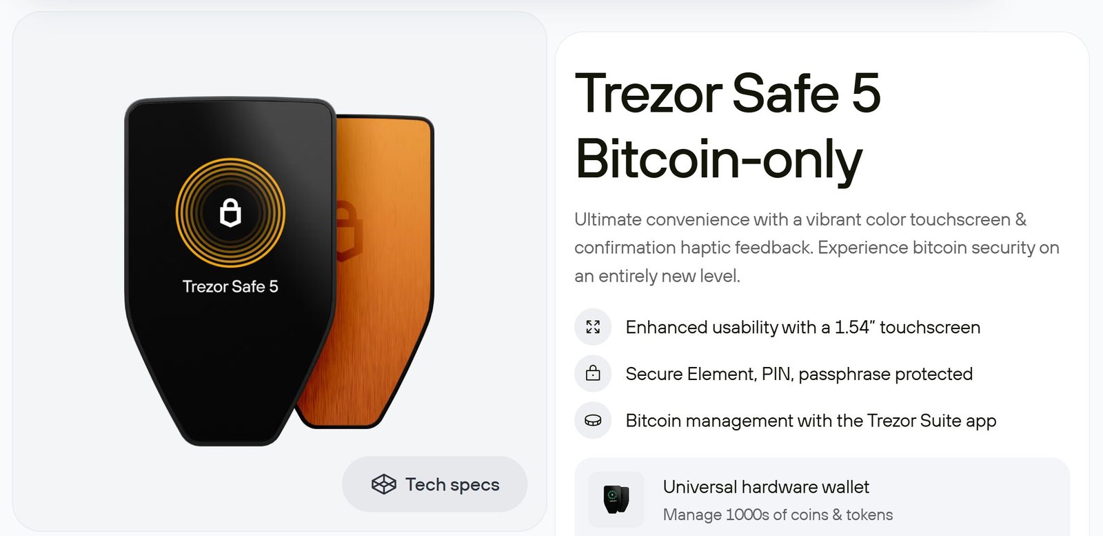 Trezor Safe 5  