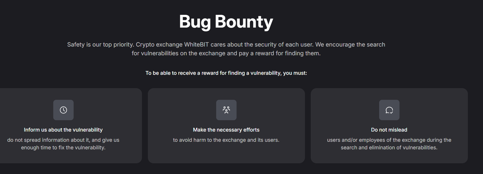 WhiteBIT Bug Bounty