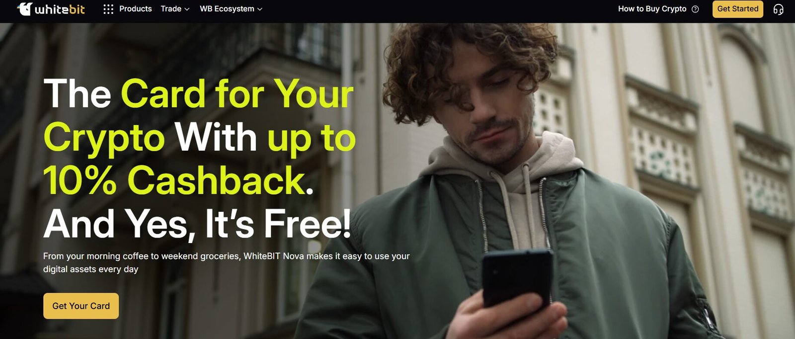 WhiteBIT Nova Crypto Card for Crypto Payments