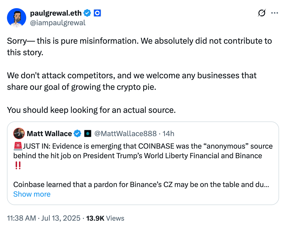 Coinbase, Bloomberg, Cryptocurrencies, Bitcoin Regulation, Changpeng Zhao, United States, Cryptocurrency Exchange, Donald Trump, Trumpcoin, Binance
