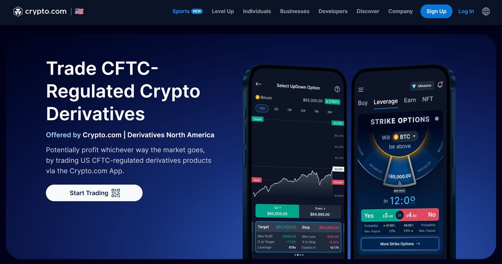 Crypto.com – Best crypto exchange for derivatives trading