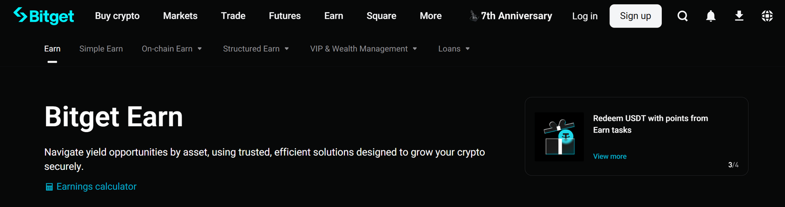 Bitget Review: Earn Products