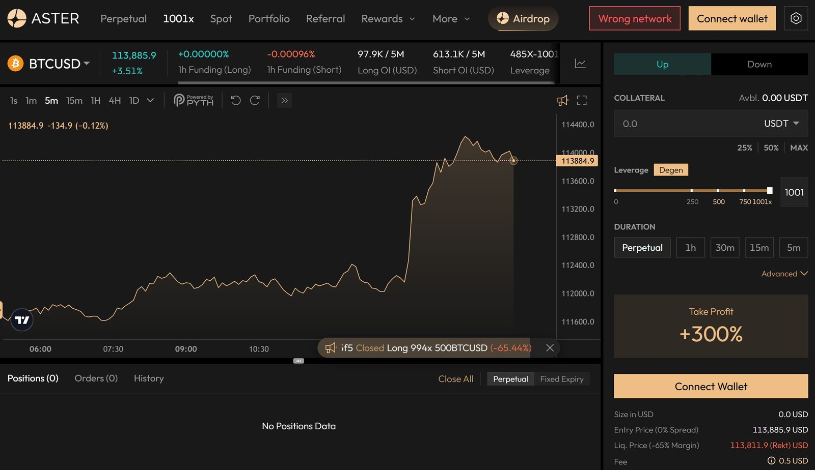 Start Trading to Claim Rewards on Aster
