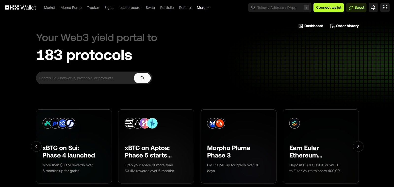 DeFi Integration of OKX 