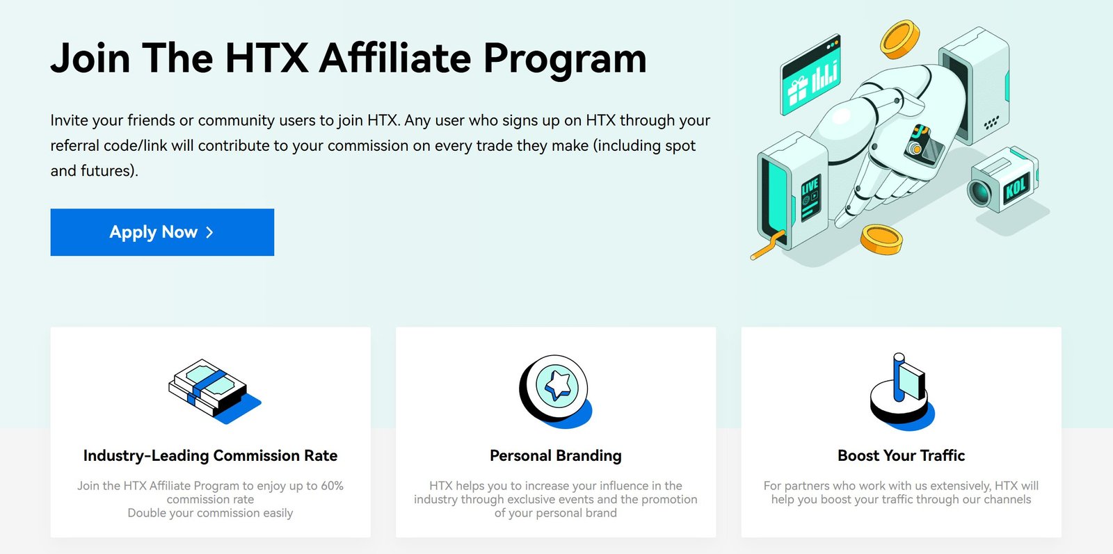 HTX (Huobi) Affiliate Program