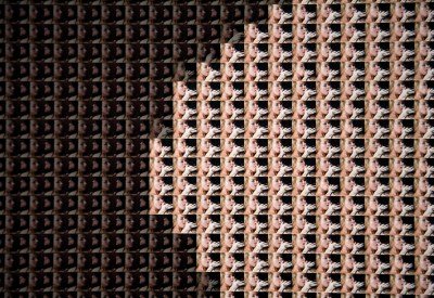 Rafael Lozano-Hemmer, "Make Out, Shadow Box 8", 2008. Photo by: Antimodular Research