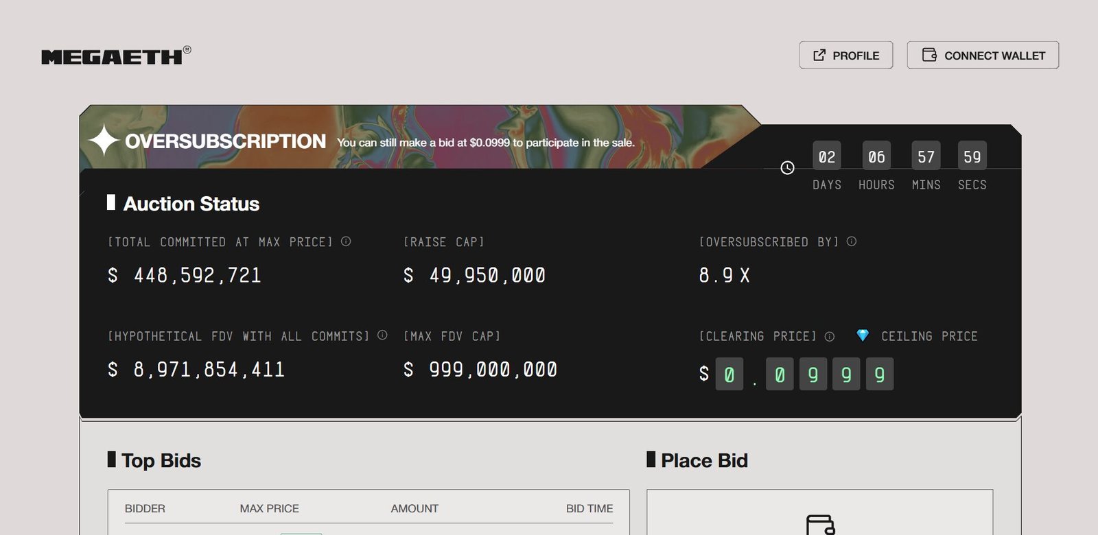 Token Sale and Valuation