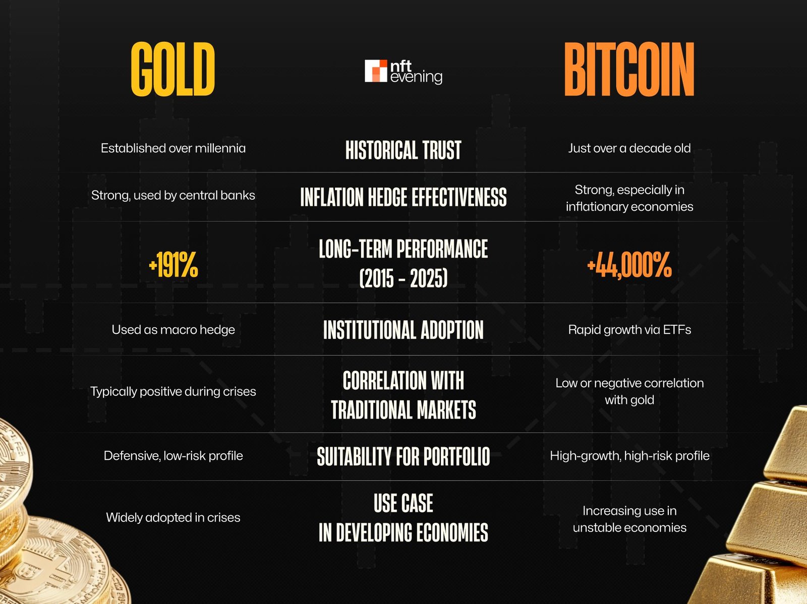 Gold and Bitcoin: Which one is better?