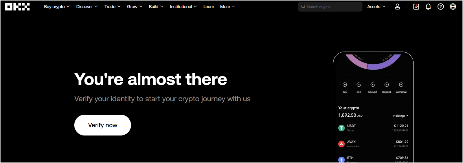 OKX: Best for advanced crypto traders