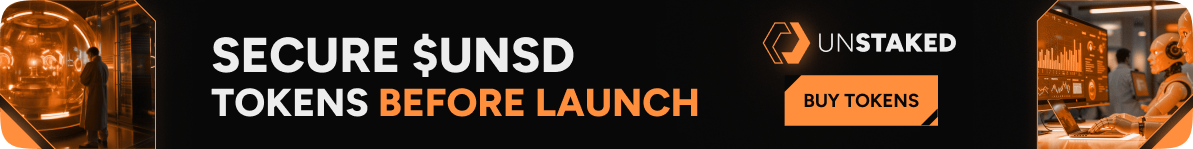 Unstaked banner