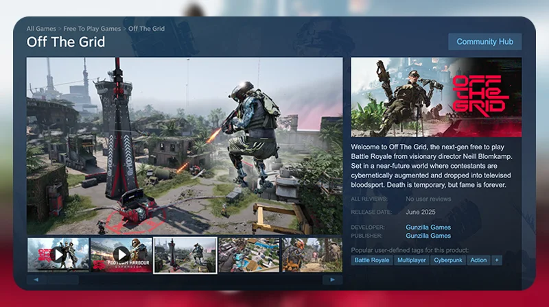 Off The Grid Steam - Wishlist