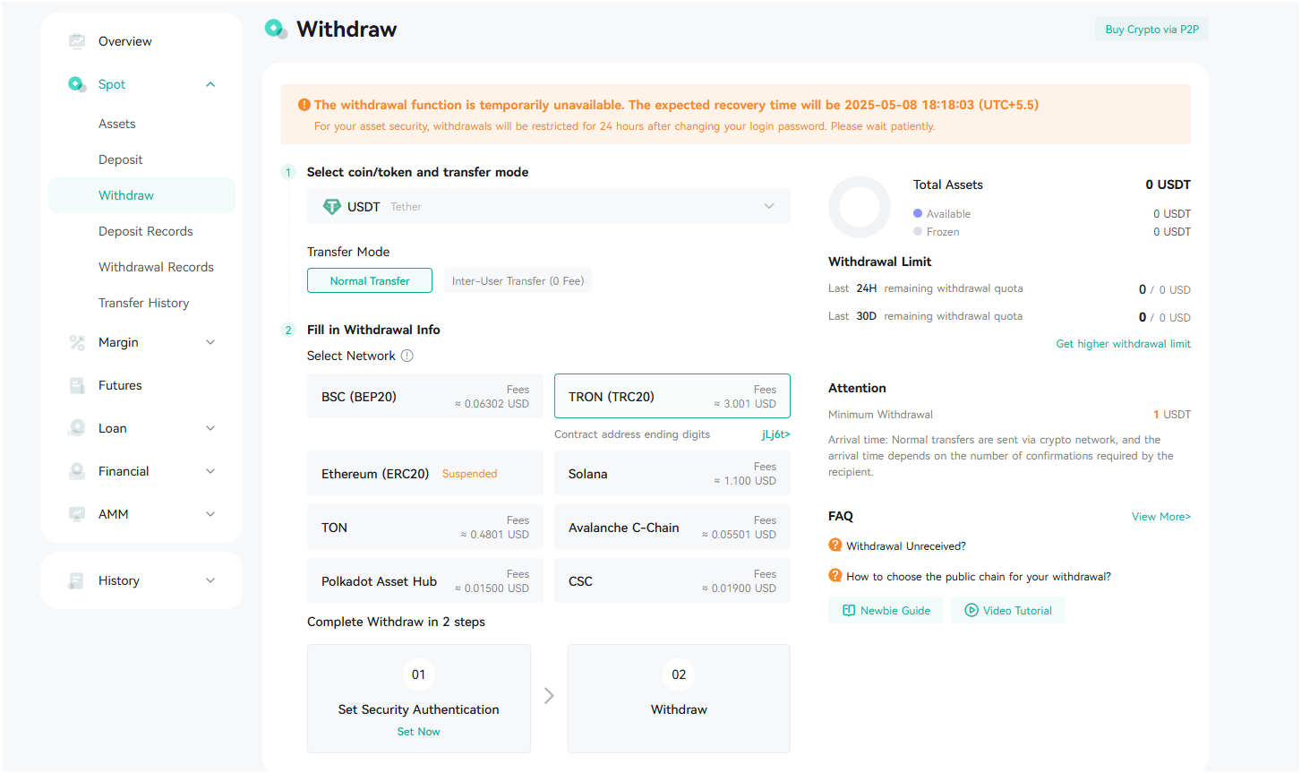 How to Withdraw From CoinEx?