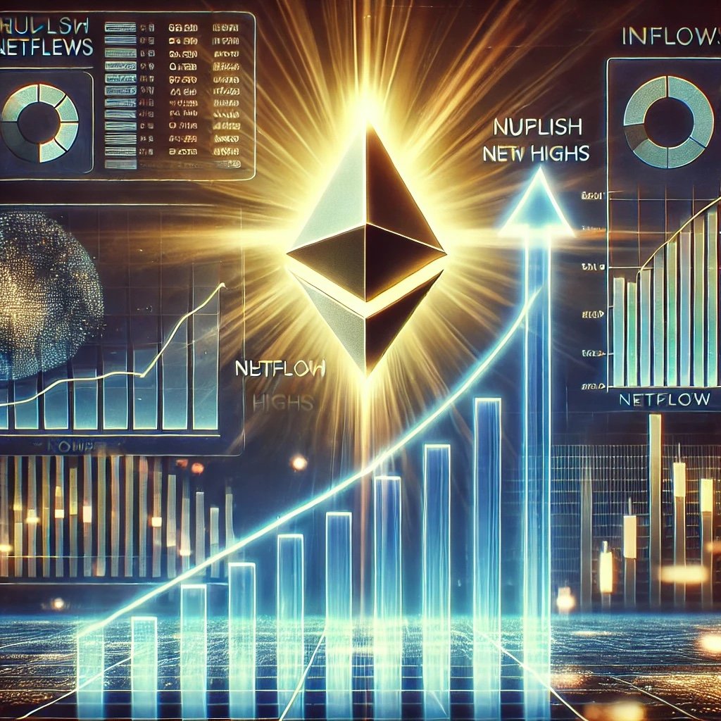 Could Ethereum Be Eyeing New Highs? Analyst Spot Bullish Trends in Netflow Data